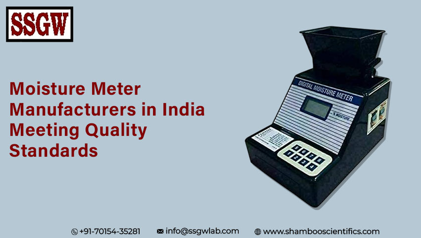 Moisture Meter Manufacturers in India Meeting Quality Standards